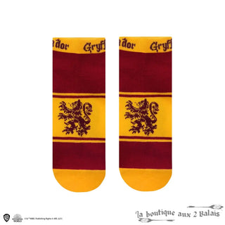 Set 3 Paires de Socquettes Gryffondor Harry Potter Taille 35-45