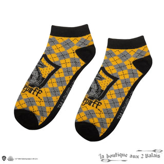 Set 3 Paires de Socquettes Poufsouffle Harry Potter Taille 35-45