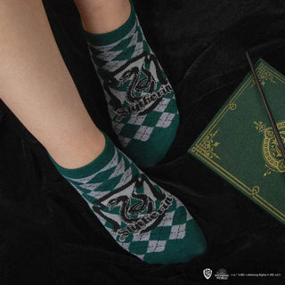 Set 3 Paires de Socquettes Serpentard Harry Potter Taille 35-45