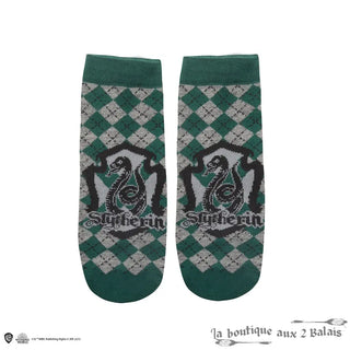Set 3 Paires de Socquettes Serpentard Harry Potter Taille 35-45