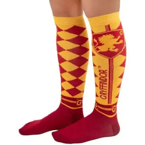 Set 3 paires de chaussettes hautes Gryffondor -  La boutique Aux 2 Balais