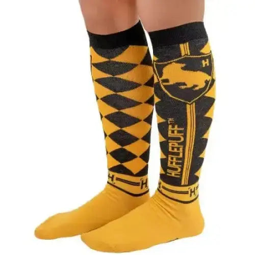 Set 3 paires de chaussettes hautes Poufsouffle -  La boutique Aux 2 Balais