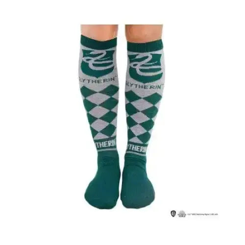 Set 3 paires de chaussettes hautes Serpentard -  La boutique Aux 2 Balais