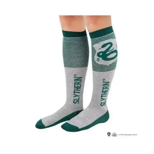 Set 3 paires de chaussettes hautes Serpentard -  La boutique Aux 2 Balais