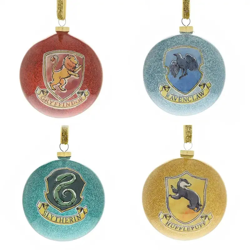 Set 4 Boules de Noël Harry Potter Charms -  La boutique Aux 2 Balais
