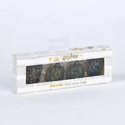 Set 4 pin's métal Harry Potter -  La boutique Aux 2 Balais