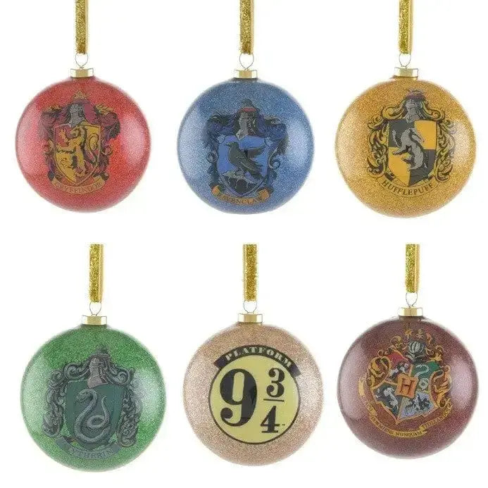 Set 6 Boules de Noël Glitter -  La boutique Aux 2 Balais