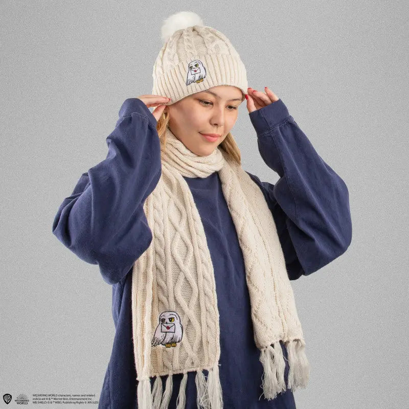 Set Bonnet et Echarpe Hedwige -  La boutique Aux 2 Balais