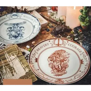 Set de 4 Assiettes en Porcelaine -  La boutique Aux 2 Balais