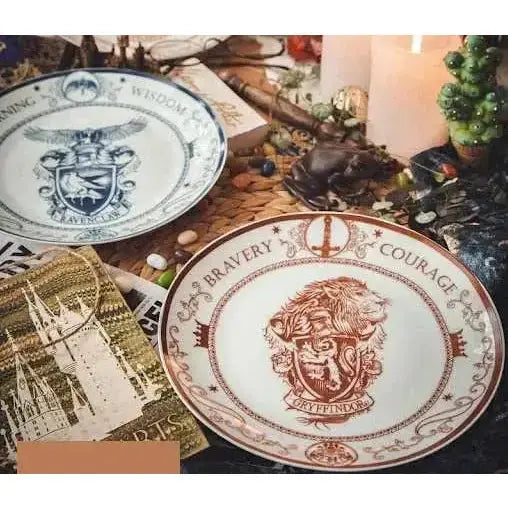 Set de 4 Assiettes en Porcelaine -  La boutique Aux 2 Balais