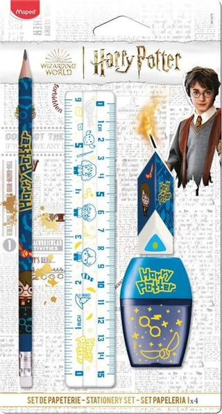 Set fournitures 4 pièces Harry Potter -  La boutique Aux 2 Balais