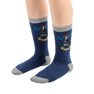 Set 3 Paires de Chaussettes Serdaigle Harry Potter Taille 35-45