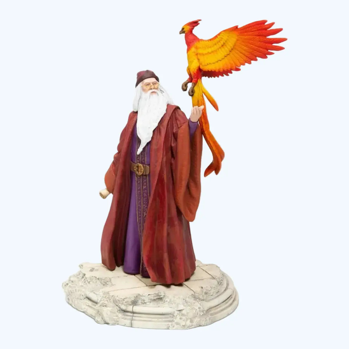 Statuette Albus Dumbledore & Fumseck - 29cm -  La boutique Aux 2 Balais
