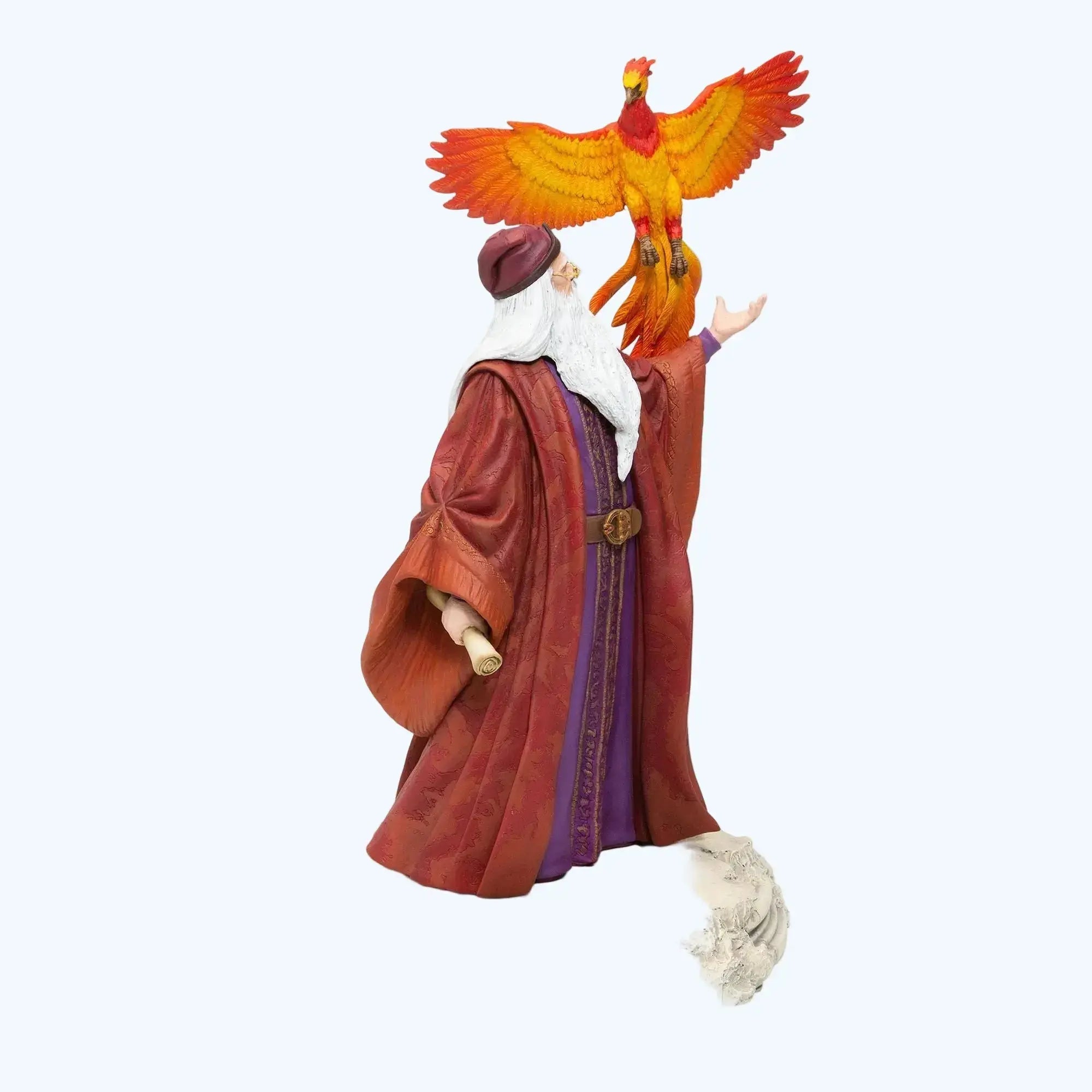 Statuette Albus Dumbledore & Fumseck - 29cm -  La boutique Aux 2 Balais