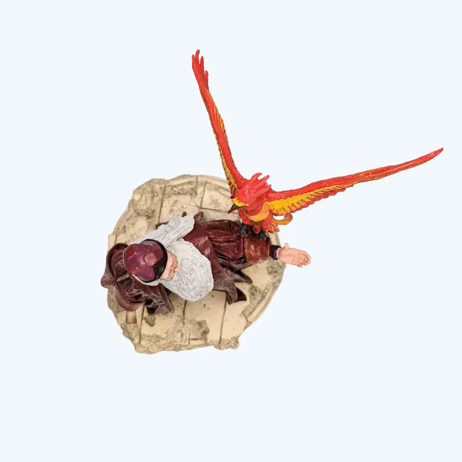 Statuette Albus Dumbledore & Fumseck - 29cm -  La boutique Aux 2 Balais