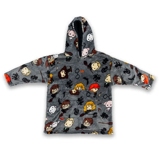 Sweat Plaid À Capuche Pour Enfant Avec Personnages Chibi De Harry Potter Poudlard -  La boutique Aux 2 Balais