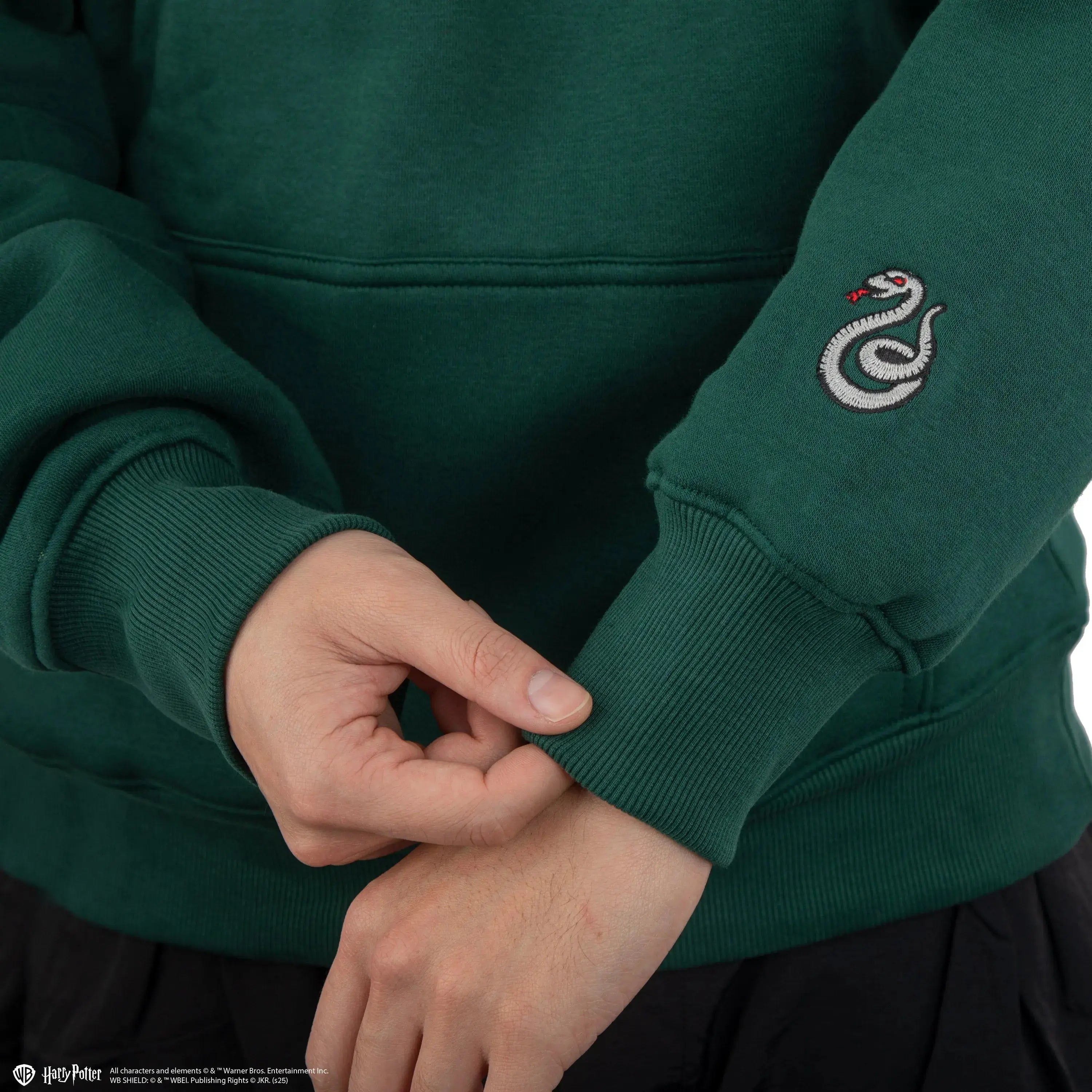 Sweat à Capuche Serpentard -  La boutique Aux 2 Balais