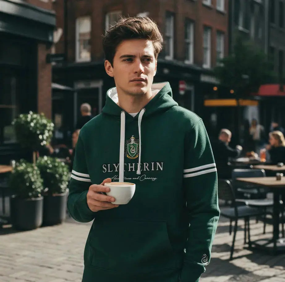 Sweat à Capuche Serpentard -  La boutique Aux 2 Balais