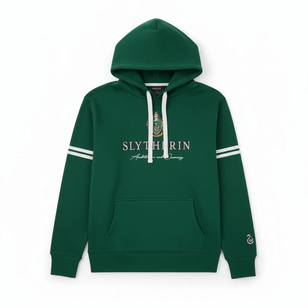 Sweat à Capuche Serpentard -  La boutique Aux 2 Balais