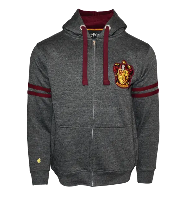 Sweat à capuche zippé Gryffondor Unisexe -  La boutique Aux 2 Balais