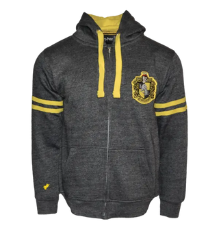 Sweat à capuche zippé Poufsouffle Unisexe -  La boutique Aux 2 Balais