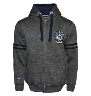 Sweat à capuche zippé Serdaigle Unisexe -  La boutique Aux 2 Balais