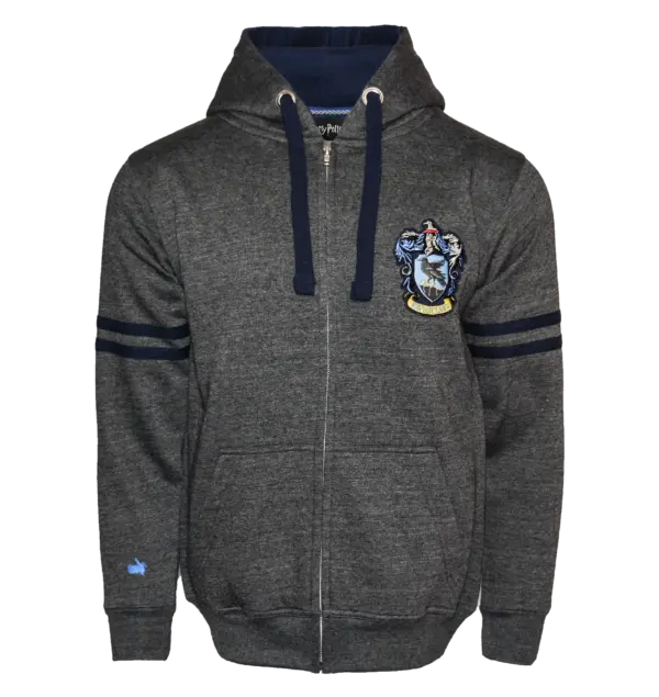 Sweat à capuche zippé Serdaigle Unisexe -  La boutique Aux 2 Balais