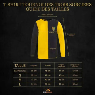 T-Shirt Cédric Diggory Tournoi des 3 Sorciers -  La boutique Aux 2 Balais
