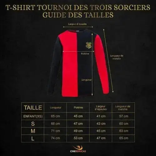 T-Shirt Harry Potter - Tournoi des 3 Sorciers -  La boutique Aux 2 Balais