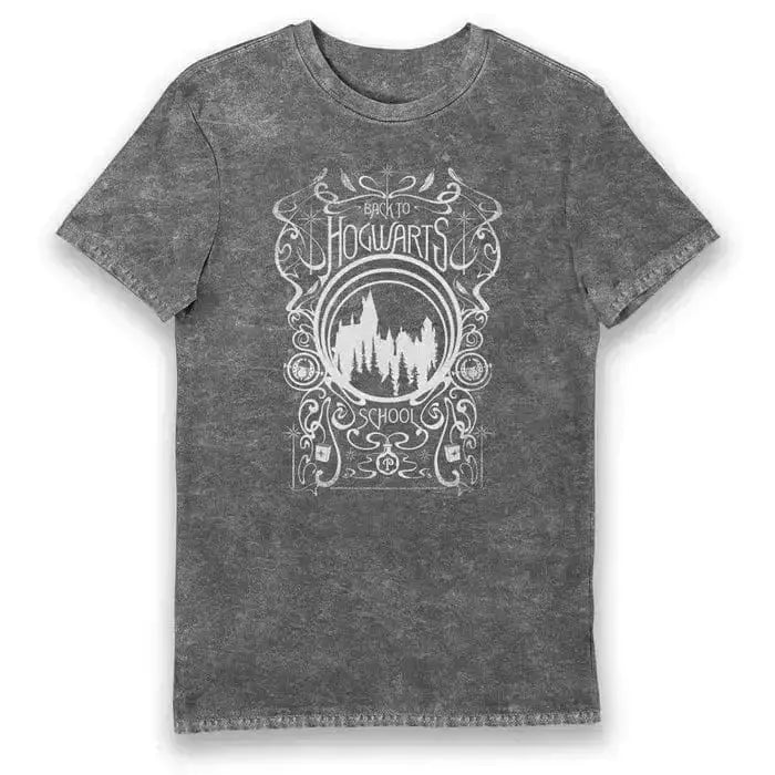 T-shirt Back to Hogwarts gris -  La boutique Aux 2 Balais