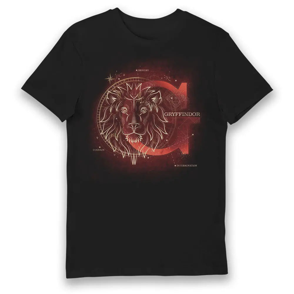 T-shirt Gryffondor Glow in the Dark - Adulte Unisexe -  La boutique Aux 2 Balais