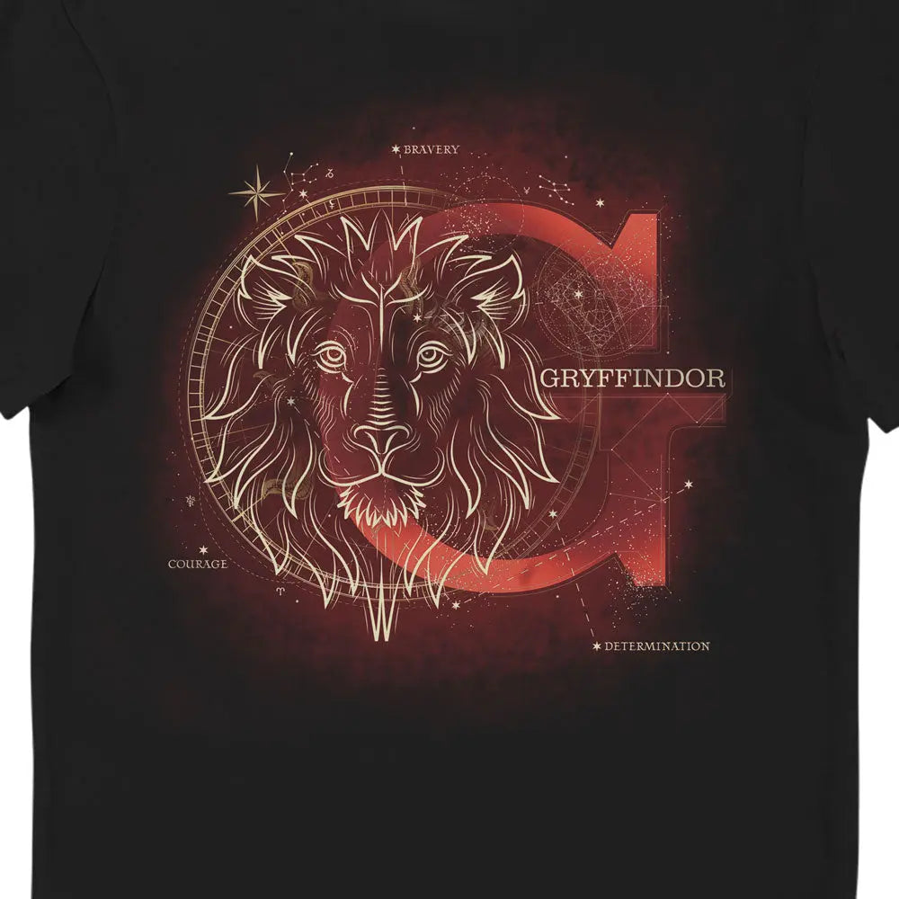 T-shirt Gryffondor Glow in the Dark - Adulte Unisexe -  La boutique Aux 2 Balais