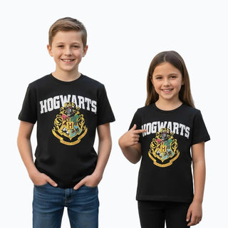 T-shirt Harry Potter Enfant Hogwarts - Unisexe 100% coton -  La boutique Aux 2 Balais