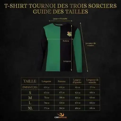 T-shirt Tournoi des 3 Sorciers Malefoy -  La boutique Aux 2 Balais