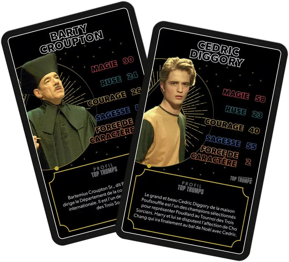 TOP Trumps Les Heros de Poudlard -  La boutique Aux 2 Balais