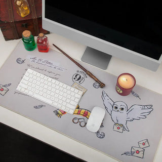 Tapis de Bureau Harry Potter Hedwige XXL -  La boutique Aux 2 Balais