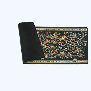 Tapis de bureau Famille Black – Grande surface 80x35 cm -  La boutique Aux 2 Balais