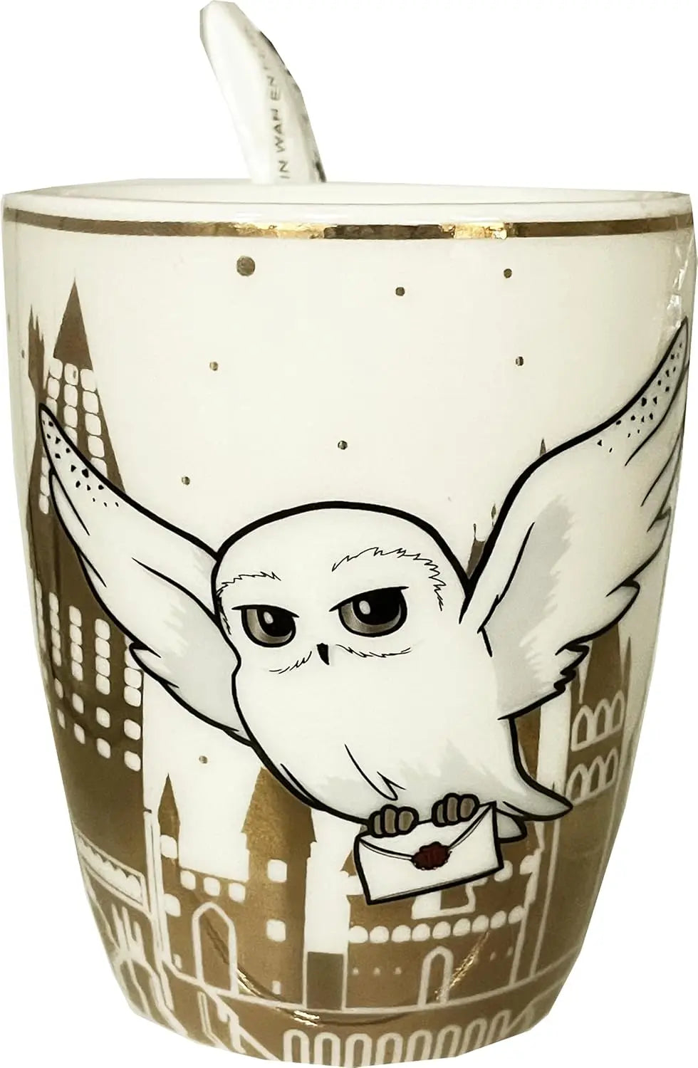 Tasse et Cuillère Hedwige -  La boutique Aux 2 Balais