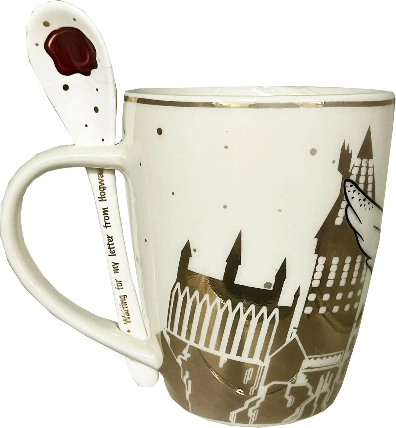 Tasse et Cuillère Hedwige -  La boutique Aux 2 Balais