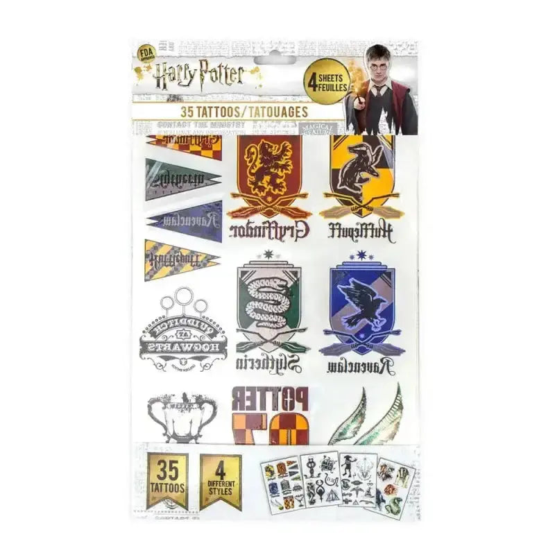 Tatouages Temporaires Harry Potter x35