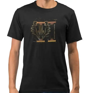 Tee-shirt Poufsouffle Noir -  La boutique Aux 2 Balais