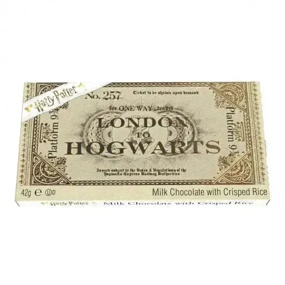 Ticket Hogwarts en Chocolat -  La boutique Aux 2 Balais