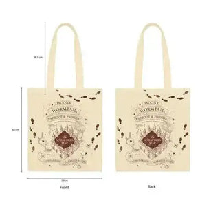 Tote bag Carte du Maraudeur -  La boutique Aux 2 Balais