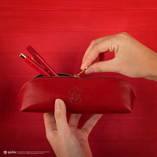 Trousse Gryffondor Harry Potter en similicuir rouge élégant -  La boutique Aux 2 Balais