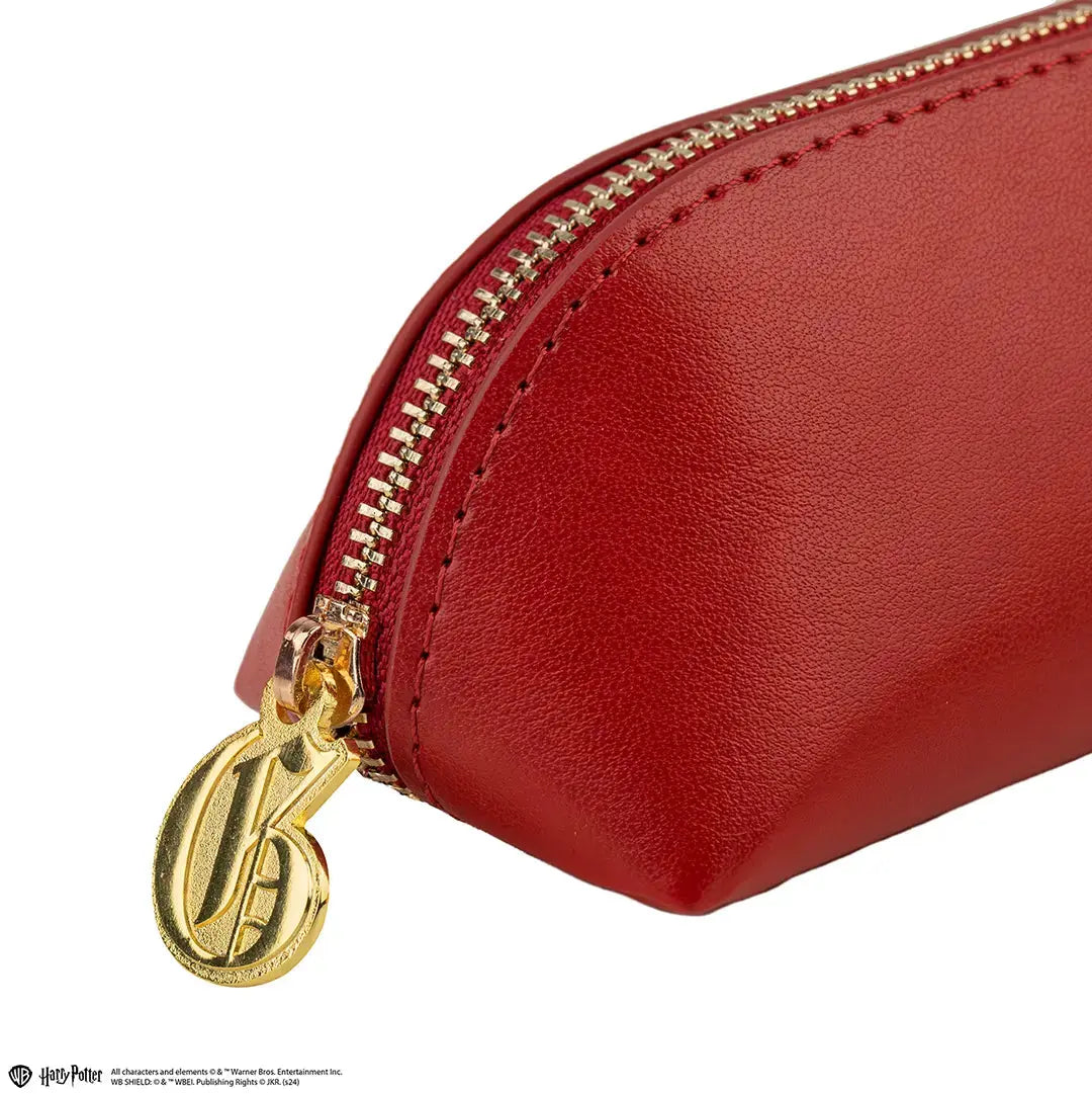 Trousse Gryffondor Harry Potter en similicuir rouge élégant -  La boutique Aux 2 Balais