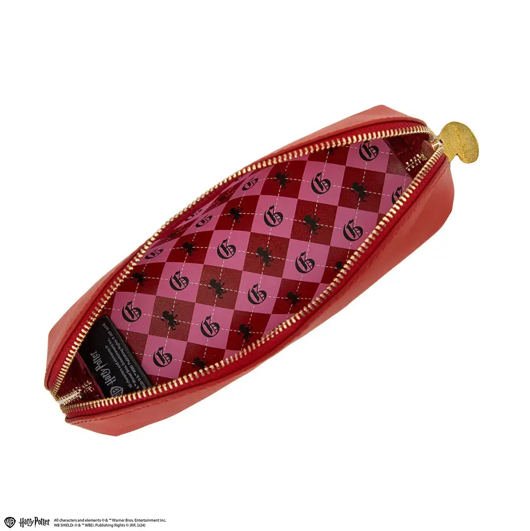 Trousse Gryffondor Harry Potter en similicuir rouge élégant -  La boutique Aux 2 Balais