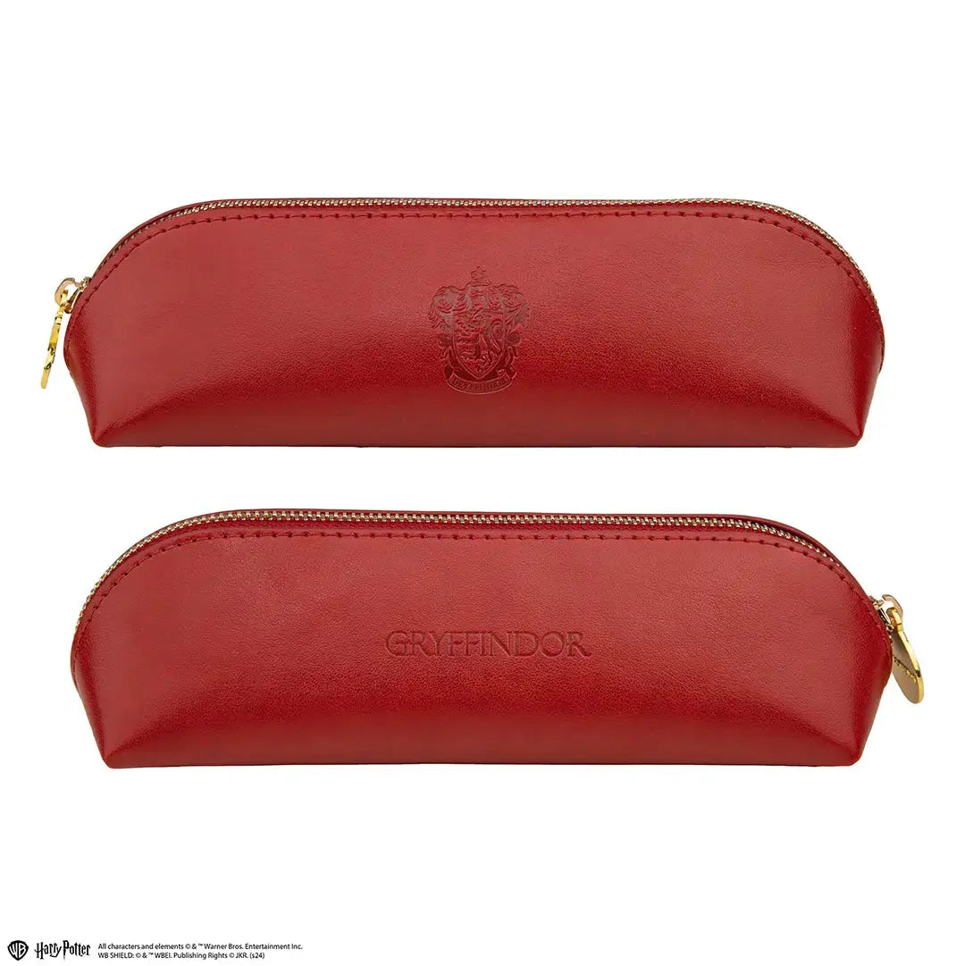 Trousse Gryffondor Harry Potter en similicuir rouge élégant -  La boutique Aux 2 Balais
