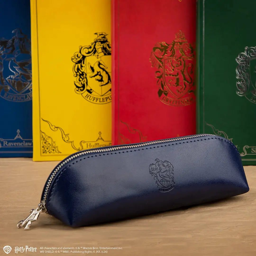 Trousse Serdaigle Harry Potter en similicuir bleu élégant -  La boutique Aux 2 Balais