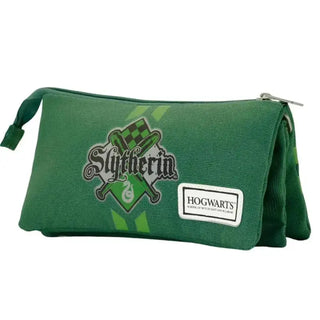 Trousse triple Serpentard -  La boutique Aux 2 Balais