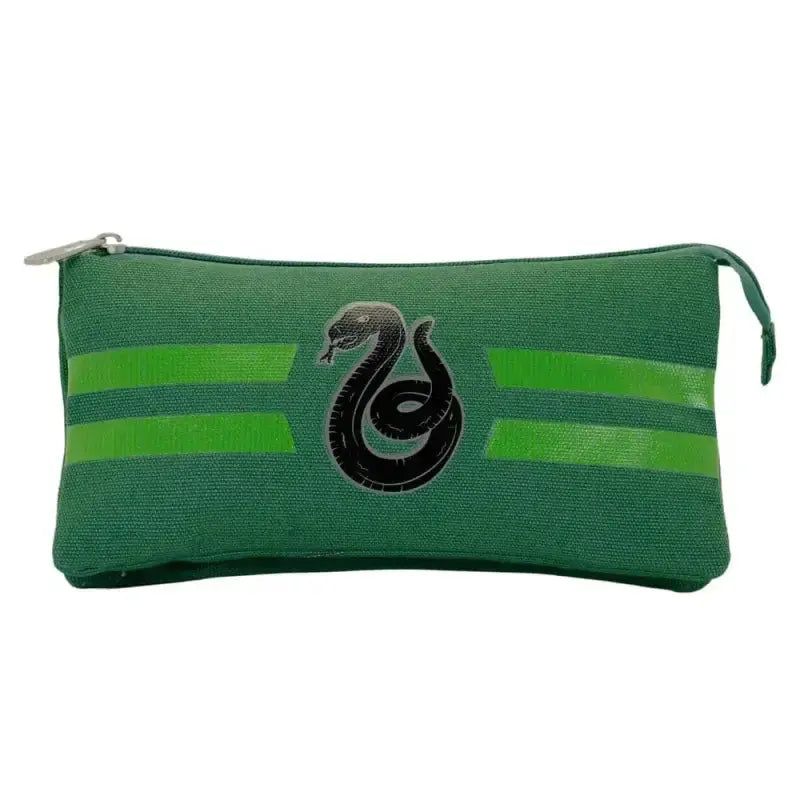 Trousse triple Serpentard -  La boutique Aux 2 Balais